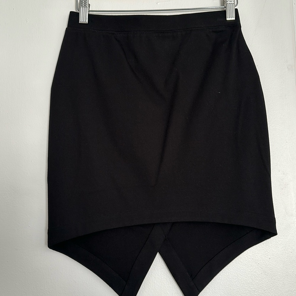 Black miniskirt